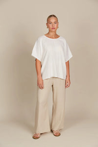 Amelie Relaxed Top - Lotus - ISLE OF MINE Top NZ LUMA