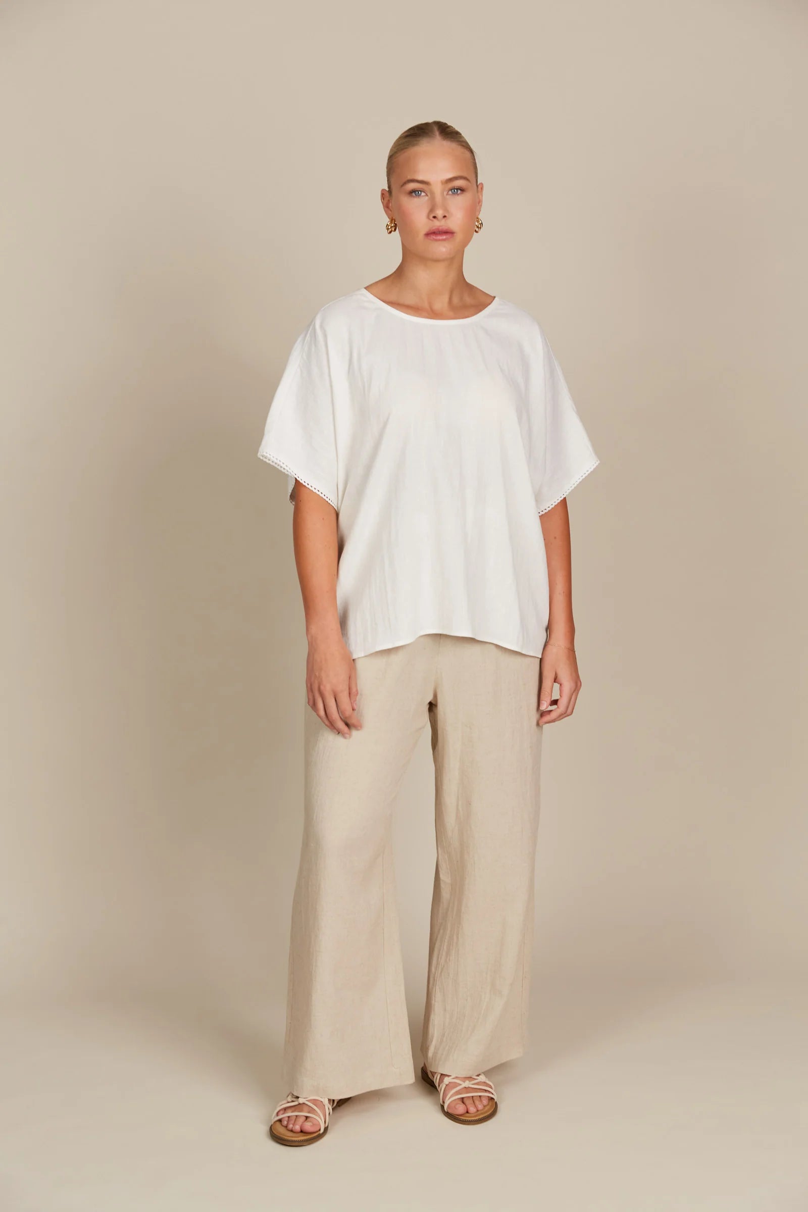 Amelie Relaxed Top - Lotus - ISLE OF MINE Top NZ LUMA