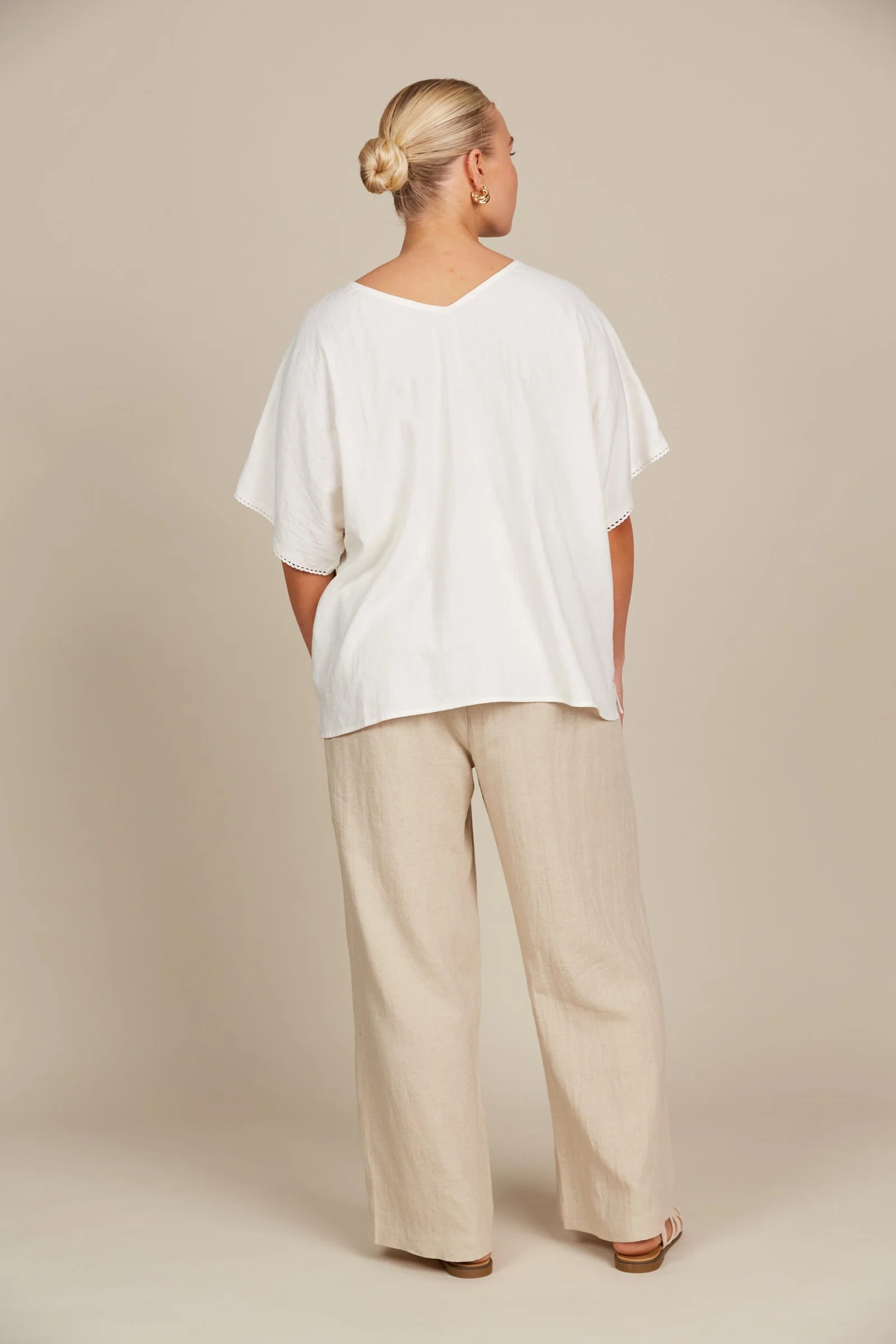 Amelie Relaxed Top - Lotus - ISLE OF MINE Top NZ LUMA