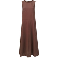 Anna Drop Waist Dress - Cocoa - MOKE Dress NZ LUMA