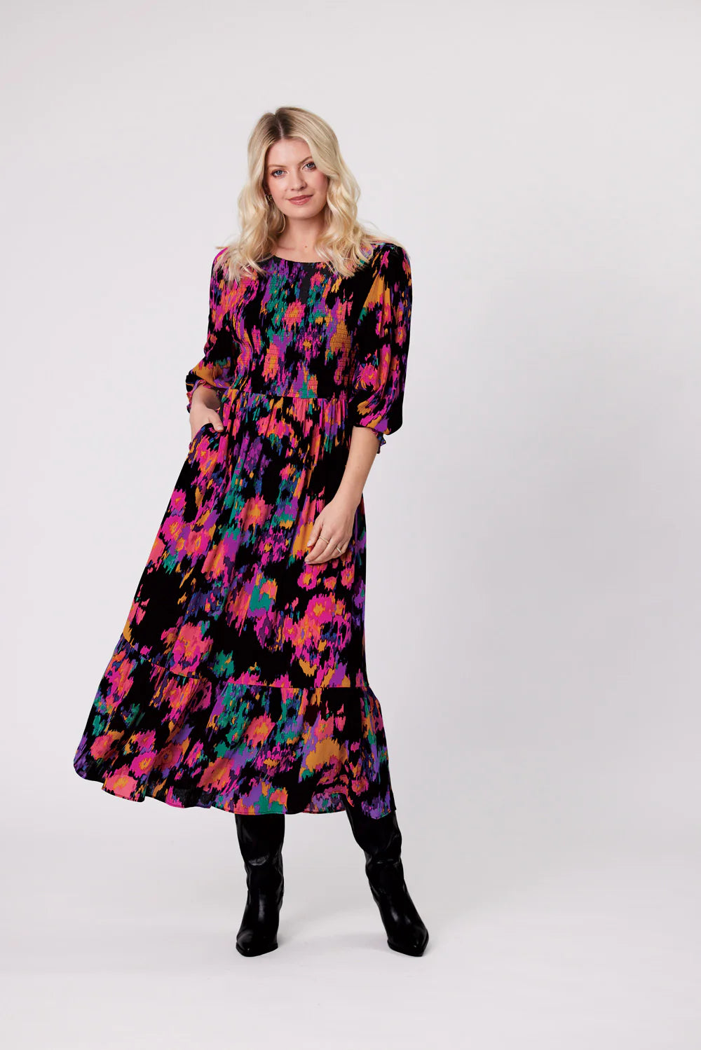 Annabel Dress - Cerise - LEMON TREE Dress NZ LUMA