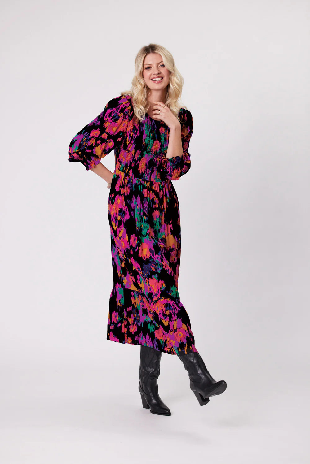 Annabel Dress - Cerise - LEMON TREE Dress NZ LUMA