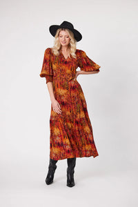 April Dress - Auburn - LEMON TREE Dress NZ LUMA