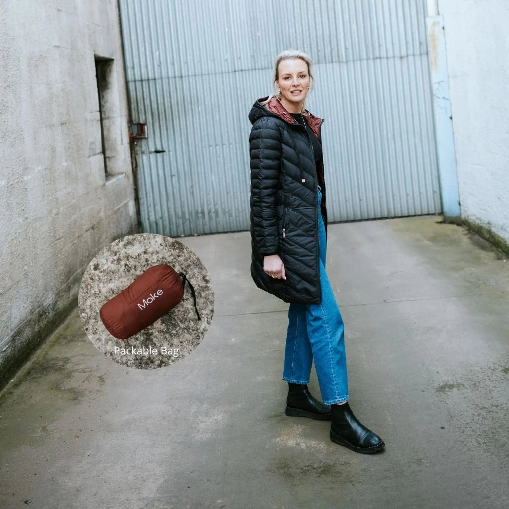 Arnie 90/10 Reversible Coat - MOKE Jacket NZ LUMA