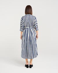 Ava Dress - Ink Check - SEDUCE Dress NZ LUMA