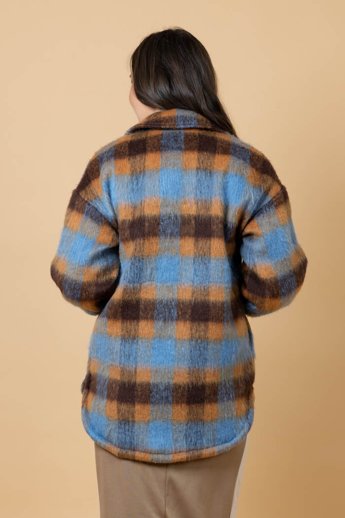 Charlie Shacket - Brown Check - CHARLO Jacket NZ LUMA