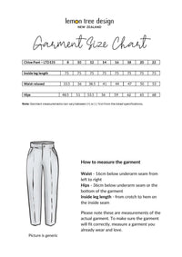 Chloe Pant Black - LEMON TREE Pant NZ LUMA