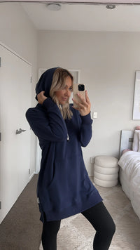 Cozy Up Longline Hoodie - LEMON TREE Top NZ LUMA