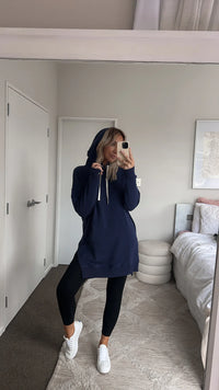 Cozy Up Longline Hoodie - LEMON TREE Top NZ LUMA