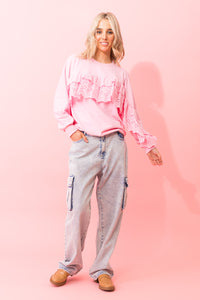 Devin Cargo Jean - Faded Blue Cotton - CHARLO Pant NZ LUMA
