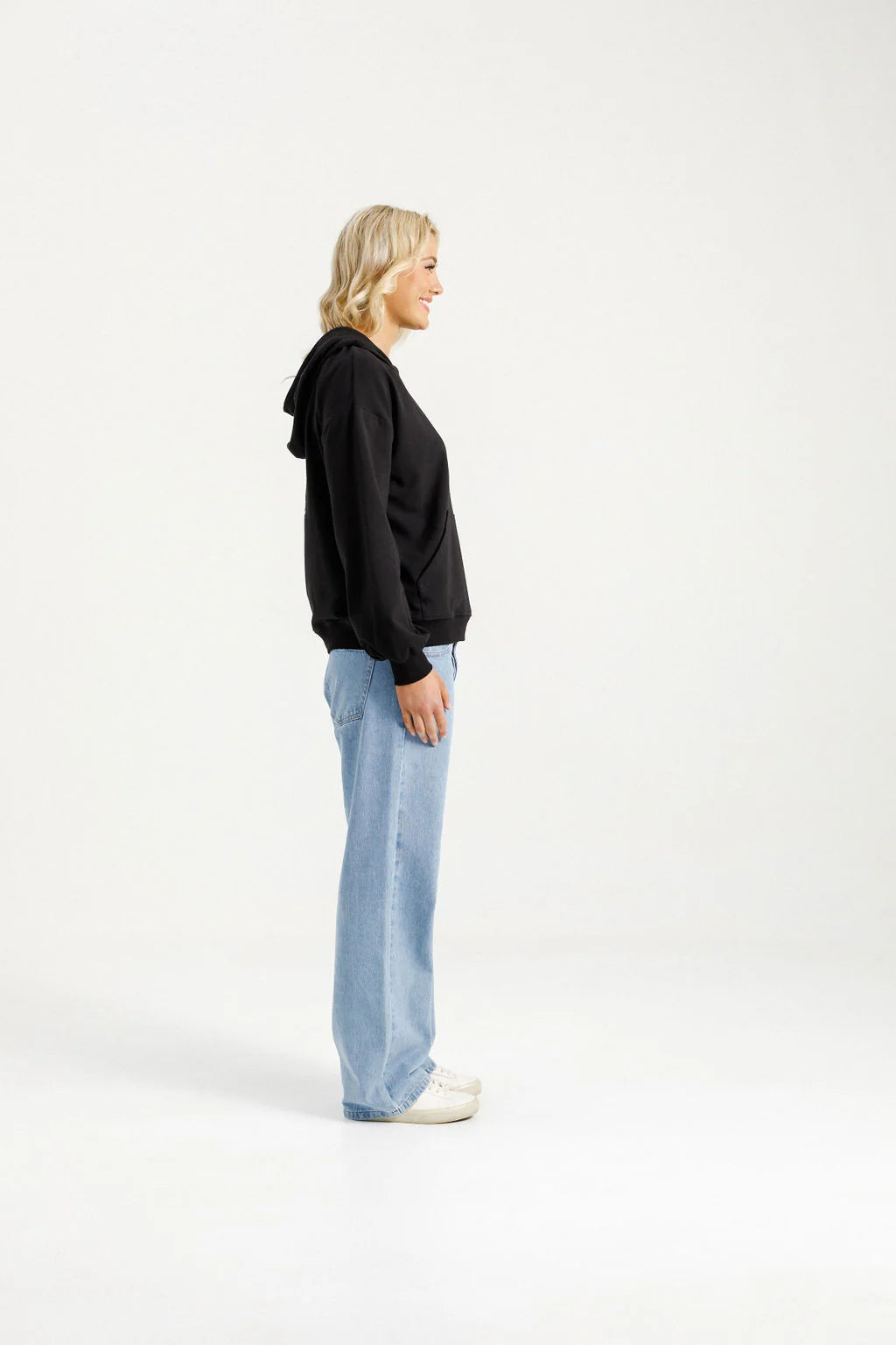 Elliot Hoodie - Black with Shadow X - HOME-LEE Top NZ LUMA