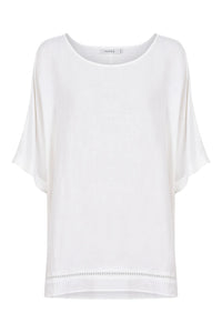 Florence Relaxed Top - Bianco - HAVEN Top NZ LUMA