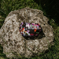 Georgie Rain Coat x Evie Kemp - Purple Fleur - MOKE Jacket NZ LUMA