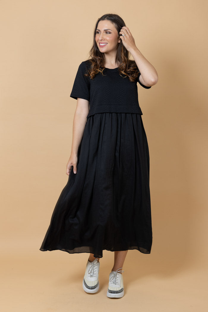 Greta Dress - Black - CHARLO Dress NZ LUMA