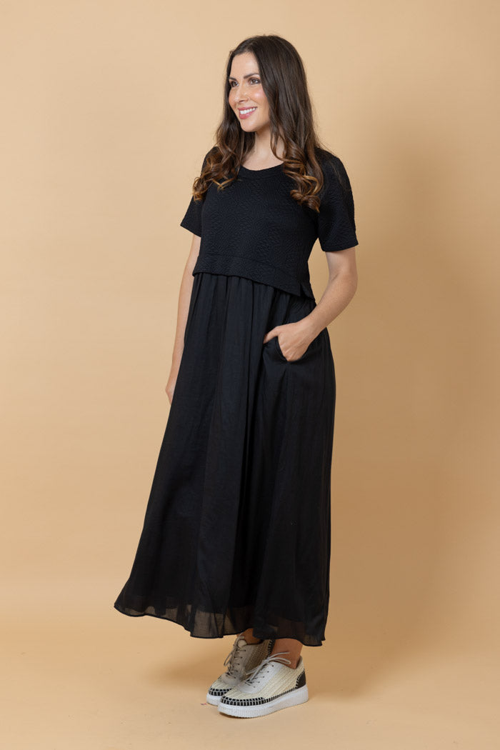 Greta Dress - Black - CHARLO Dress NZ LUMA