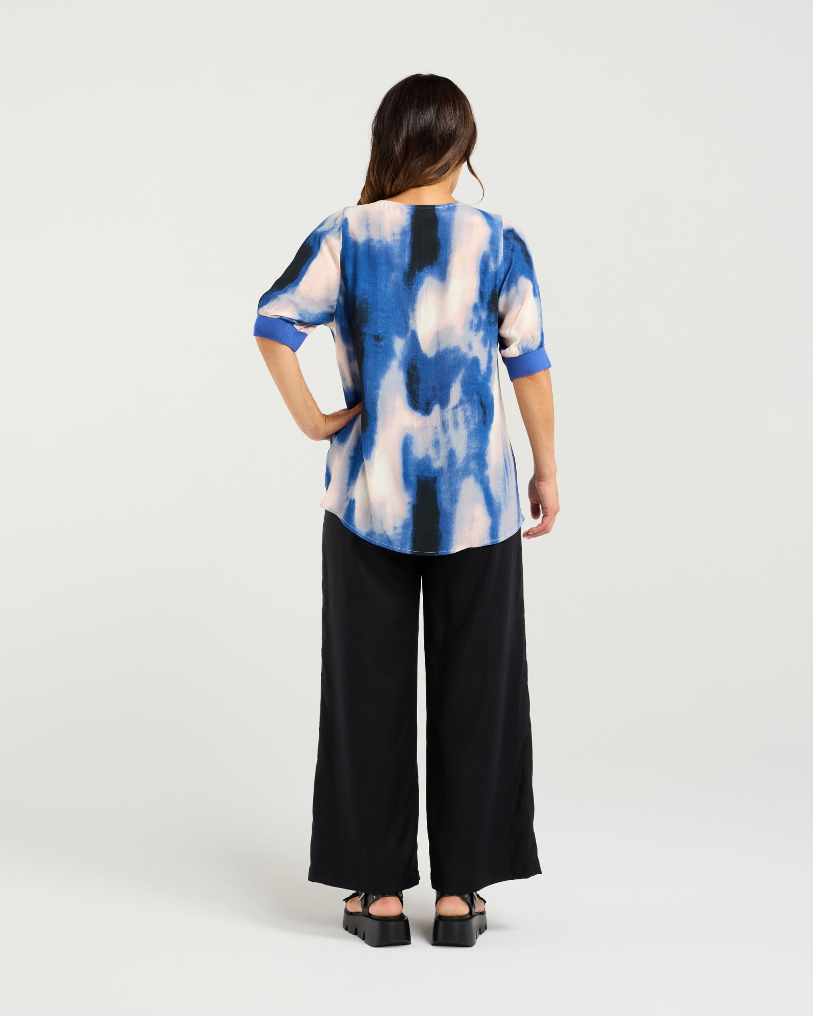 Havana Top - Celeste - ZAFINA Top NZ LUMA