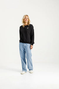 Hugo Crew - Black with Shadow X - HOME-LEE Top NZ LUMA