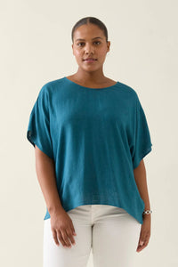 Ingrid Relaxed Top - Baltic - ISLE OF MINE Top NZ LUMA