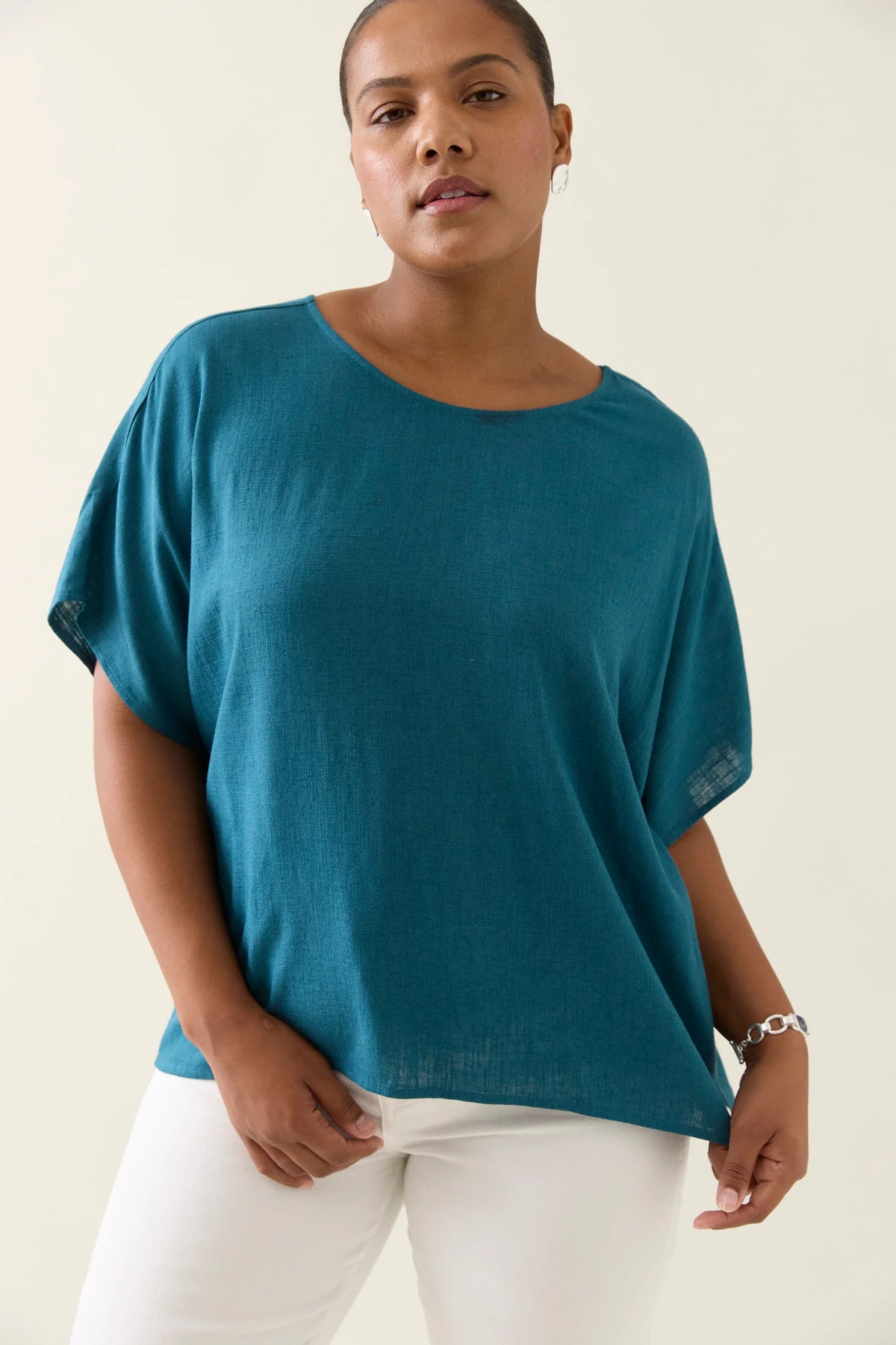 Ingrid Relaxed Top - Baltic - ISLE OF MINE Top NZ LUMA