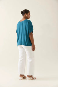 Ingrid Relaxed Top - Baltic - ISLE OF MINE Top NZ LUMA