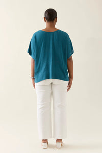 Ingrid Relaxed Top - Baltic - ISLE OF MINE Top NZ LUMA