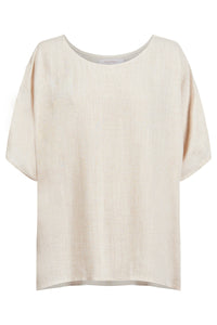 Ingrid Relaxed Top - Canvas - ISLE OF MINE Top NZ LUMA