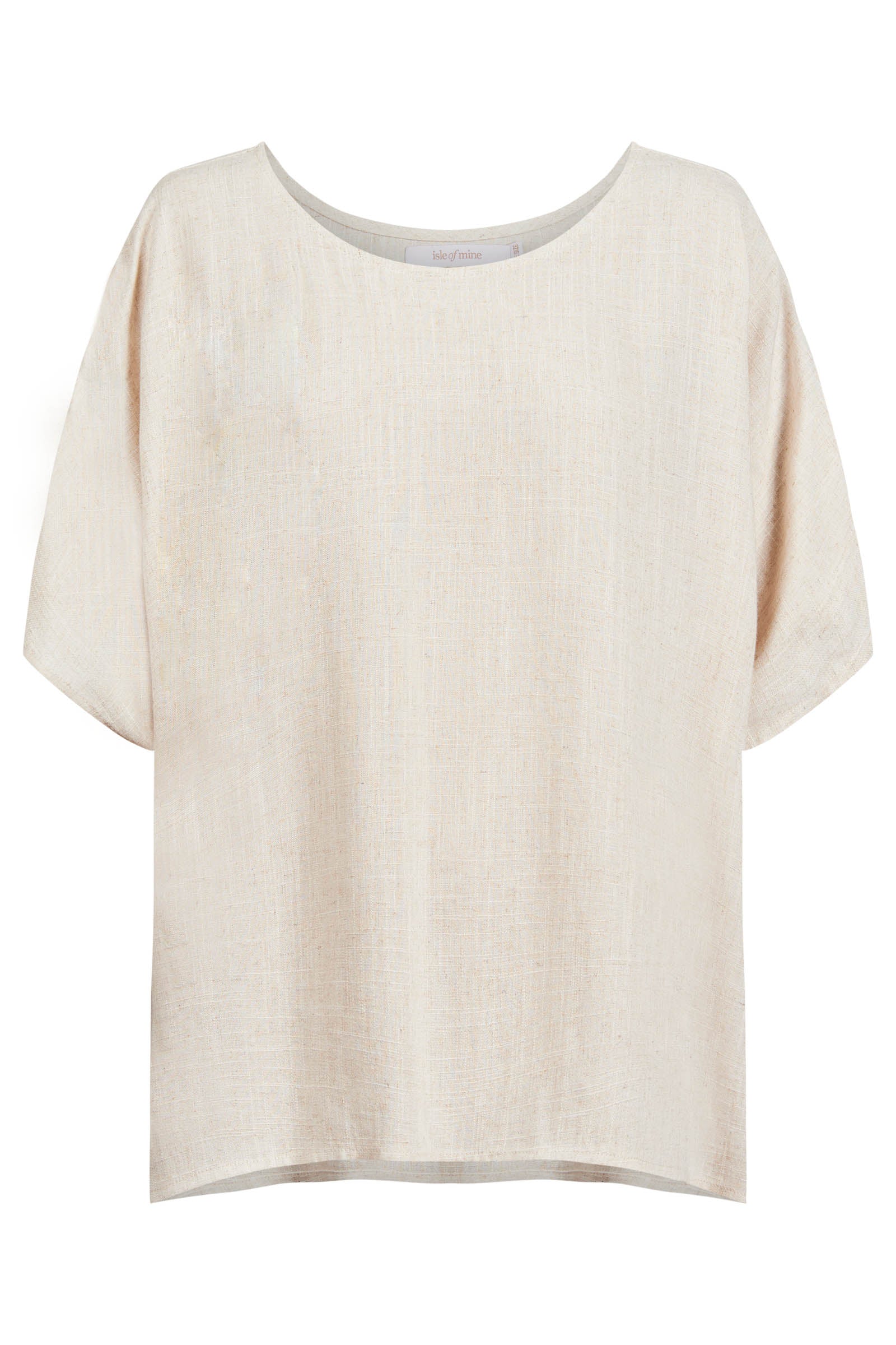 Ingrid Relaxed Top - Canvas - ISLE OF MINE Top NZ LUMA