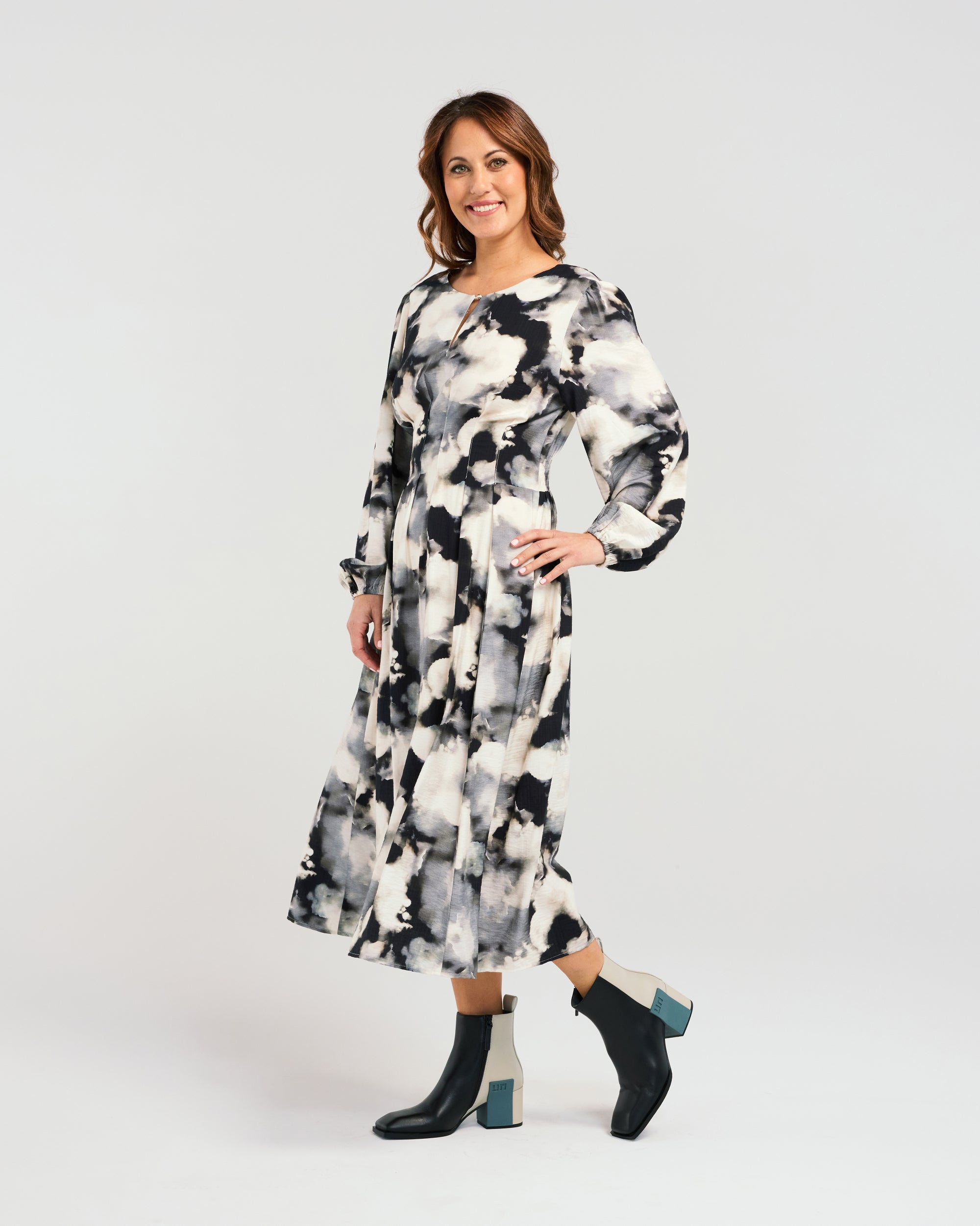 Jesse Dress - Nimbus - ZAFINA Dress NZ LUMA