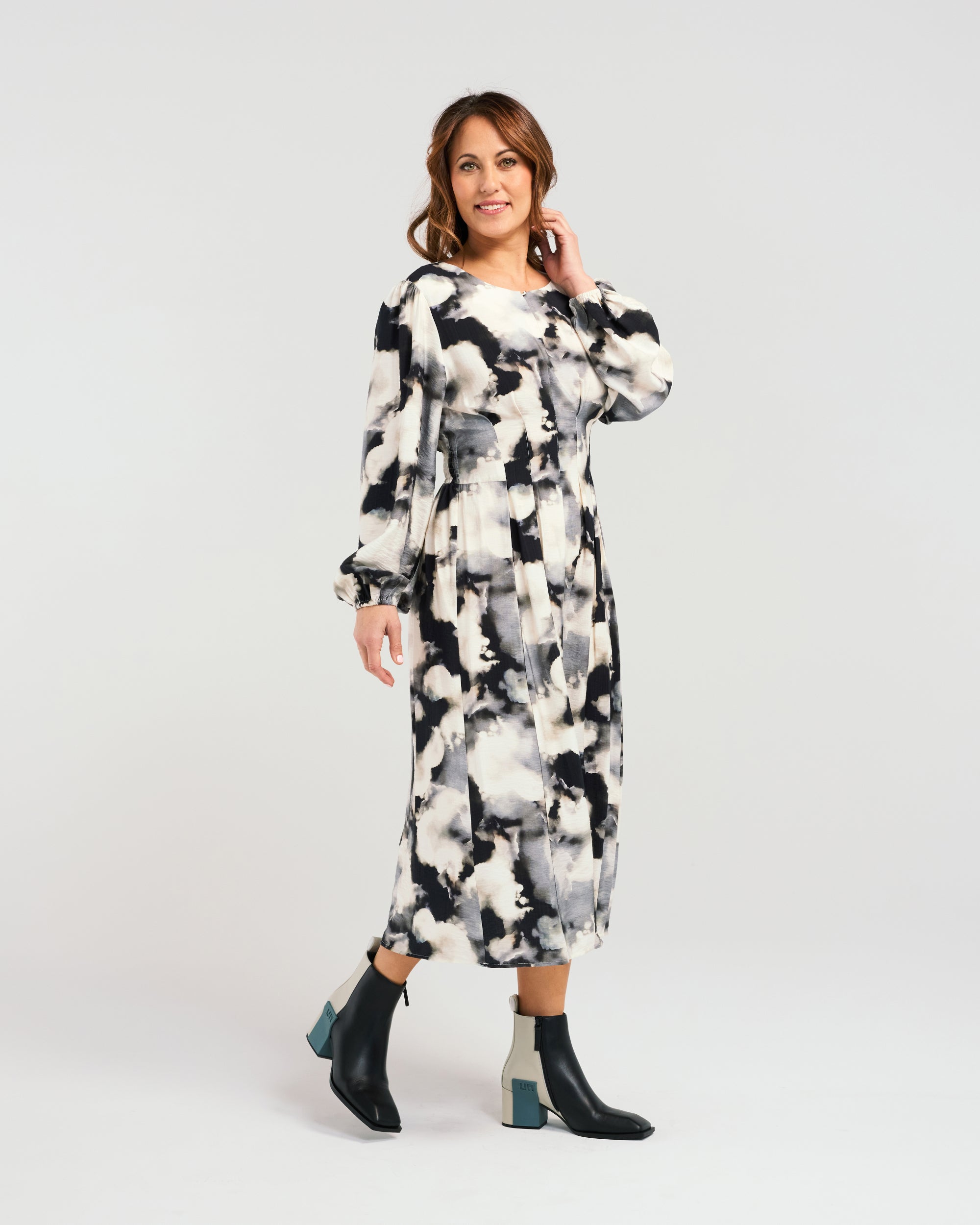 Jesse Dress - Nimbus - ZAFINA Dress NZ LUMA