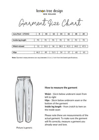 Juno Pant - Black - LEMON TREE Pant NZ LUMA