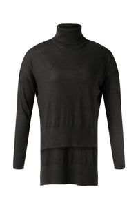 Kate Knit - Black - LEMON TREE Top NZ LUMA