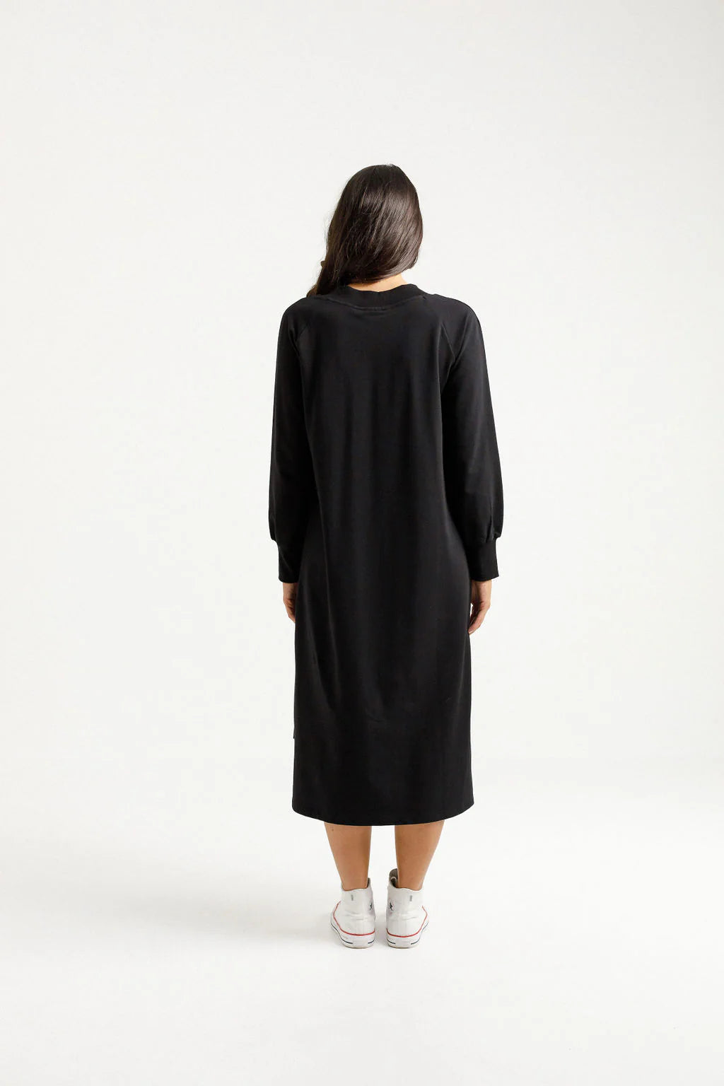Laney Dress - Black w Mini X - HOME-LEE Dress NZ LUMA
