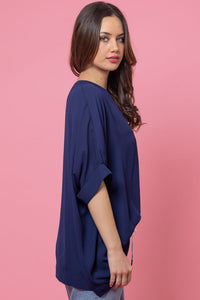 Lola Swing Top - Navy - CHARLO Top NZ LUMA