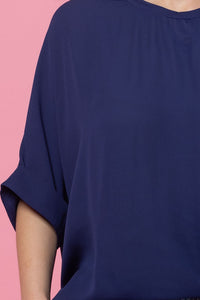 Lola Swing Top - Navy - CHARLO Top NZ LUMA