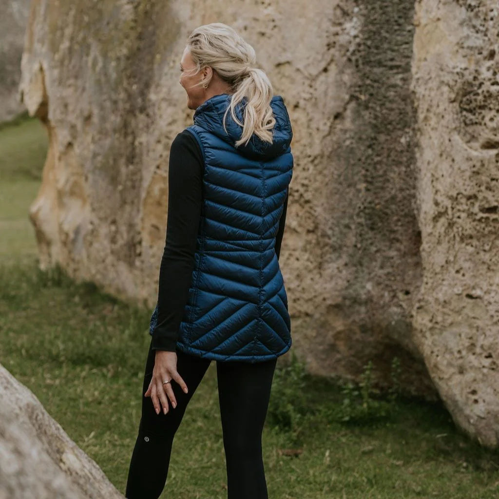 Mary-Claire 90/10 Packable Down Vest - MOKE Jacket NZ LUMA