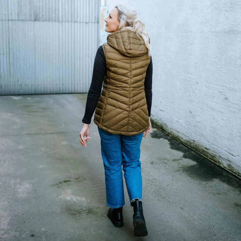 Mary-Claire 90/10 Packable Down Vest - MOKE Jacket NZ LUMA