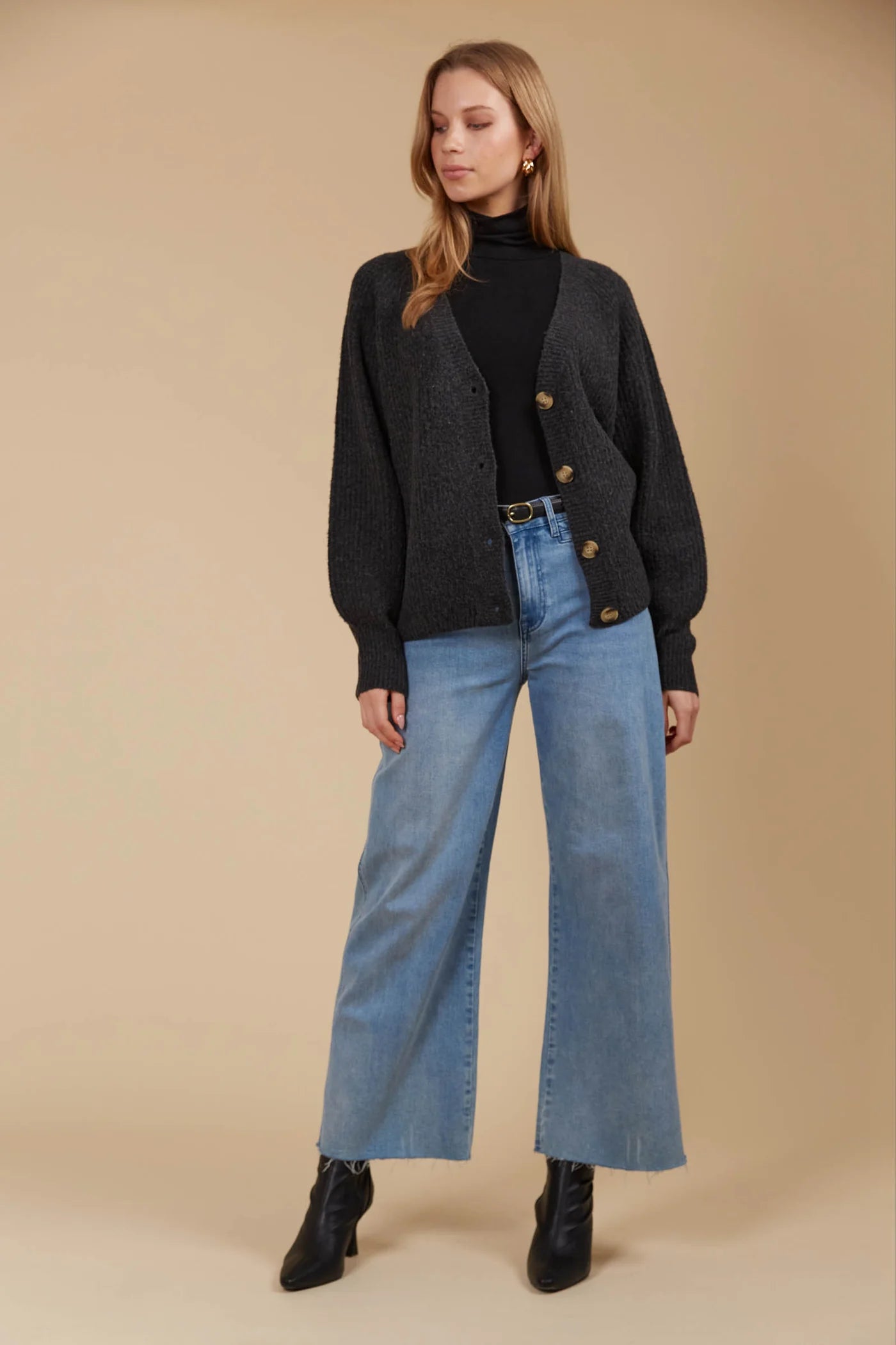 Miru Cardigan - Ash - ISLE OF MINE