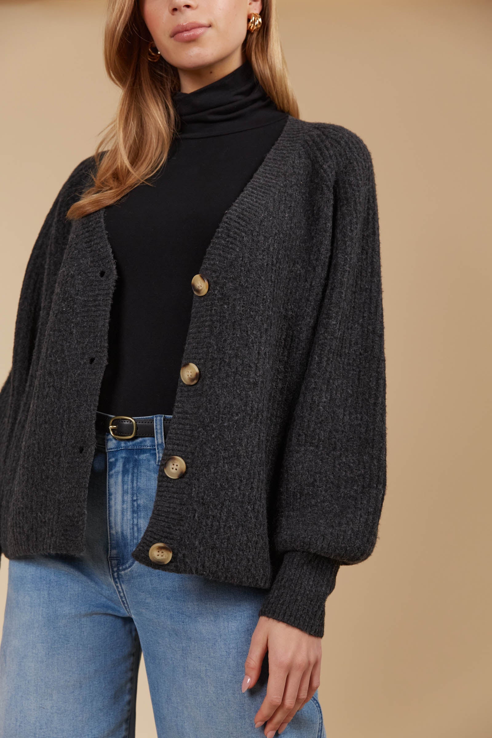 Miru Cardigan - Ash - ISLE OF MINE