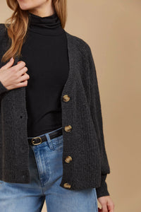 Miru Cardigan - Ash - ISLE OF MINE