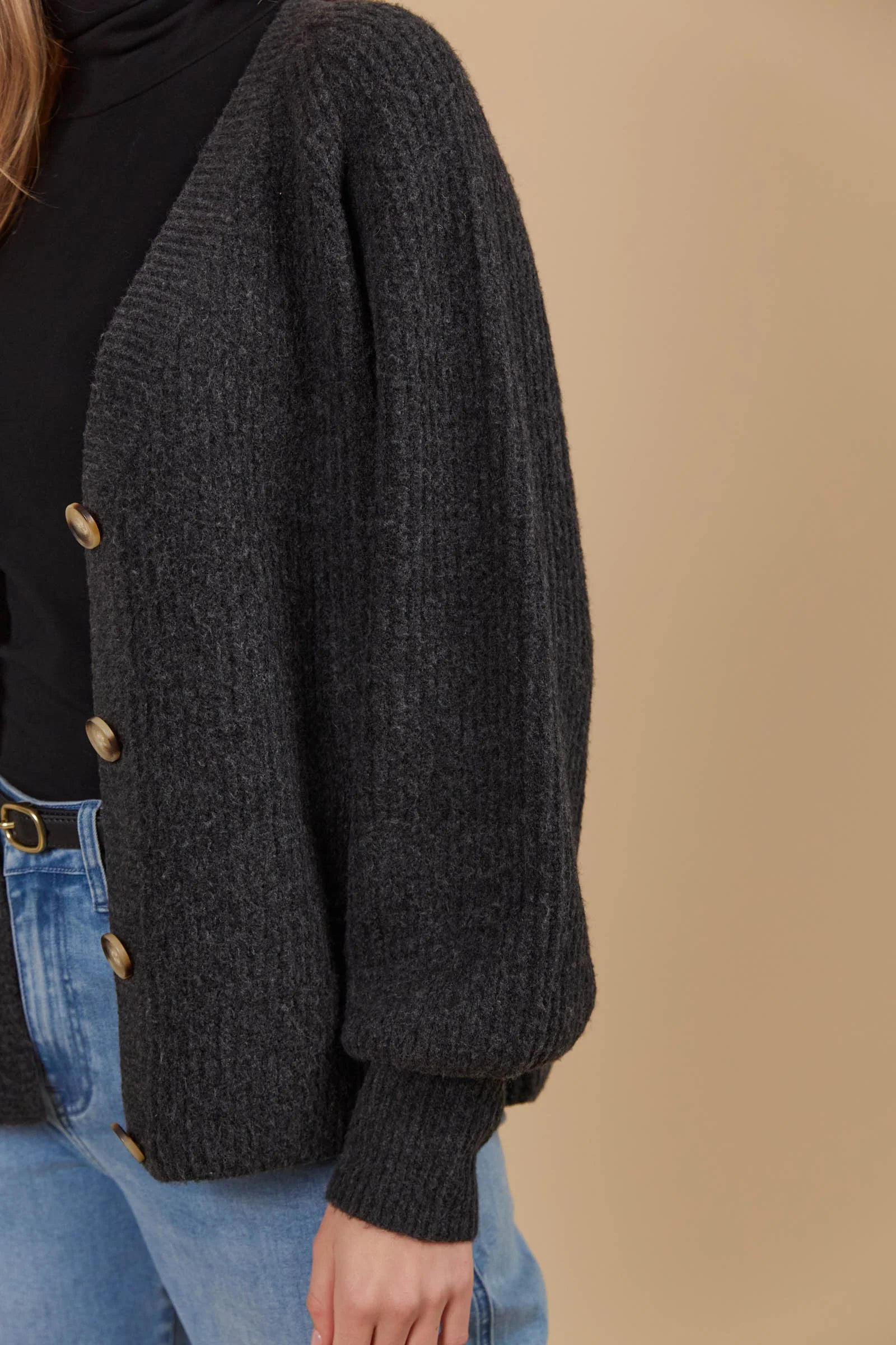 Miru Cardigan - Ash - ISLE OF MINE