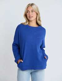 Newport Pocket Crew - Cobalt Blue - STELLA & GEMMA Top NZ LUMA