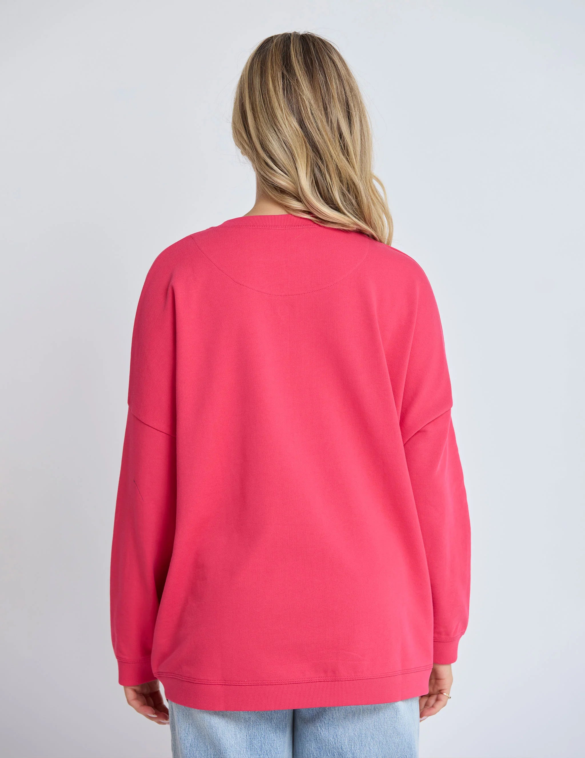 Newport Pocket Crew - Raspberry - STELLA & GEMMA Top NZ LUMA