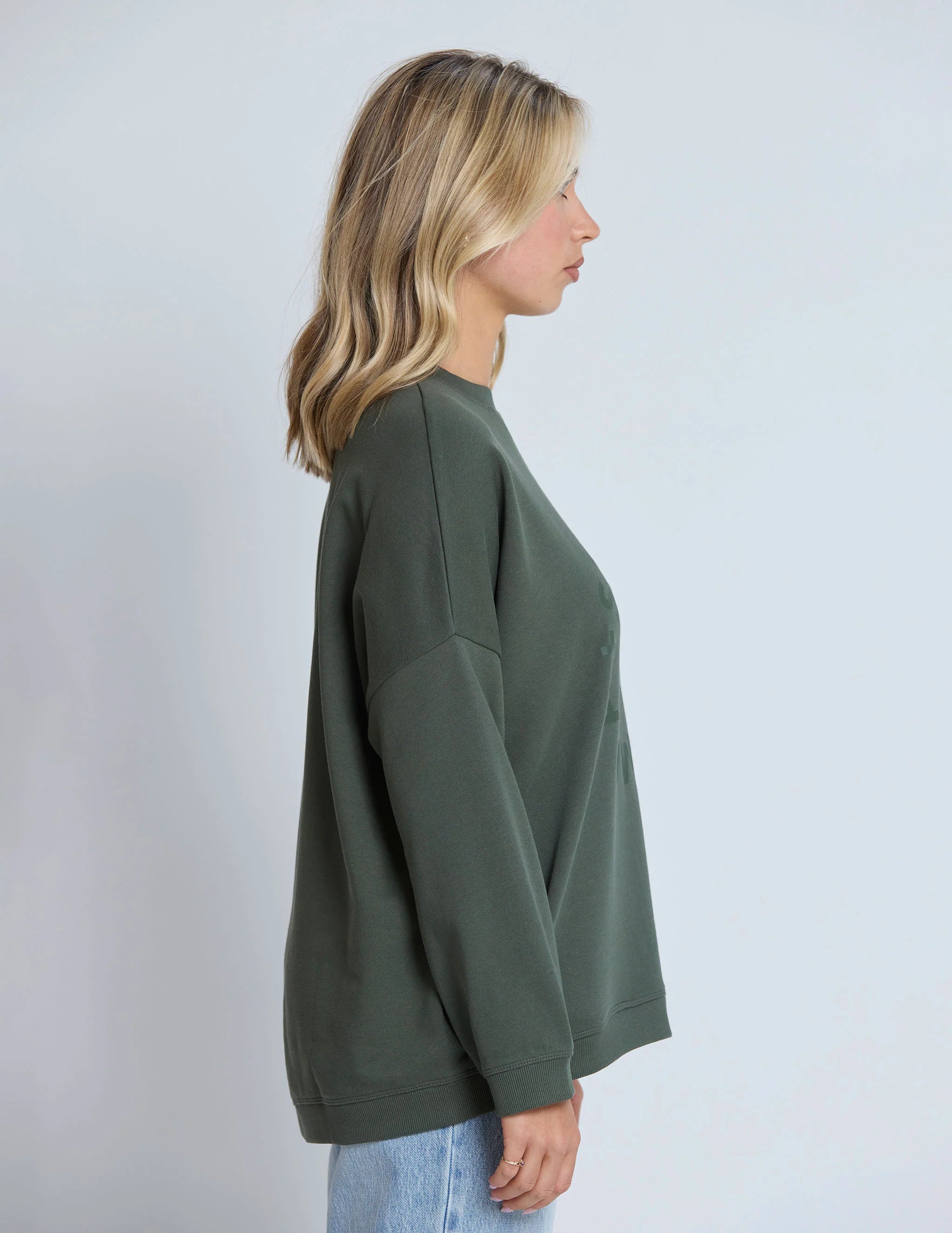 Newport Pocket Crew - Winter Moss - STELLA & GEMMA Top NZ LUMA