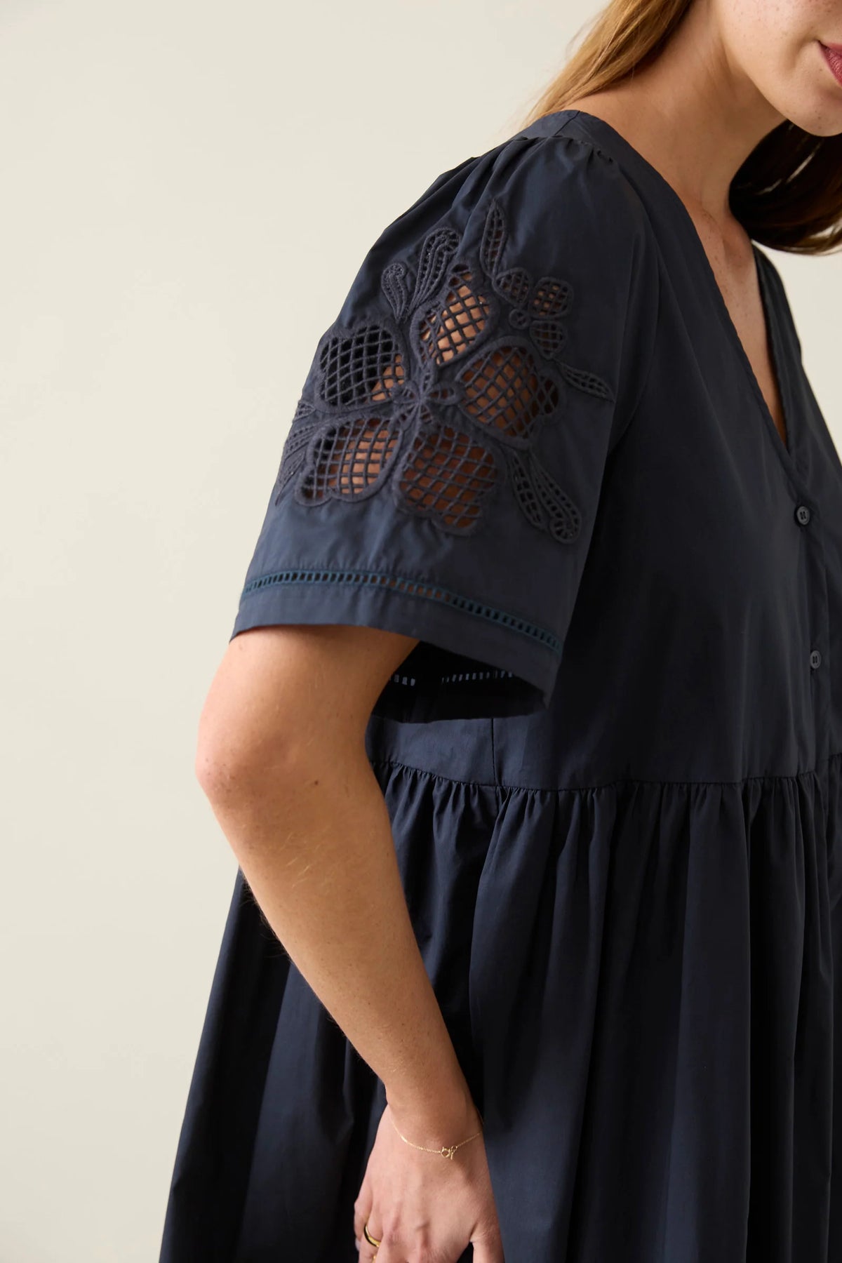 Nilsa Dress - Navy - ISLE OF MINE Dress NZ LUMA