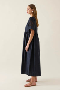 Nilsa Dress - Navy - ISLE OF MINE Dress NZ LUMA