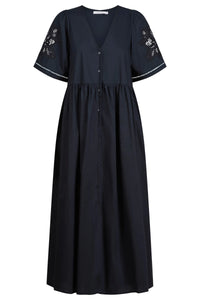 Nilsa Dress - Navy - ISLE OF MINE Dress NZ LUMA