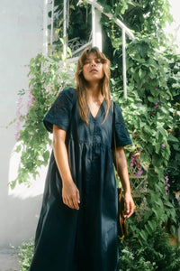 Nilsa Dress - Navy - ISLE OF MINE Dress NZ LUMA