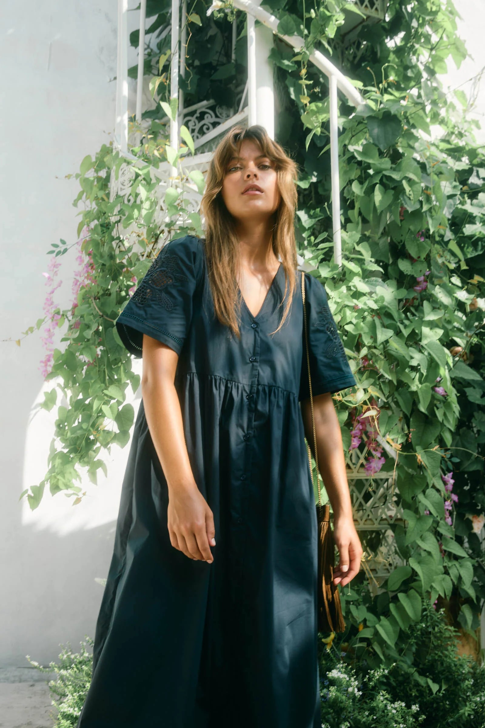 Nilsa Dress - Navy - ISLE OF MINE Dress NZ LUMA