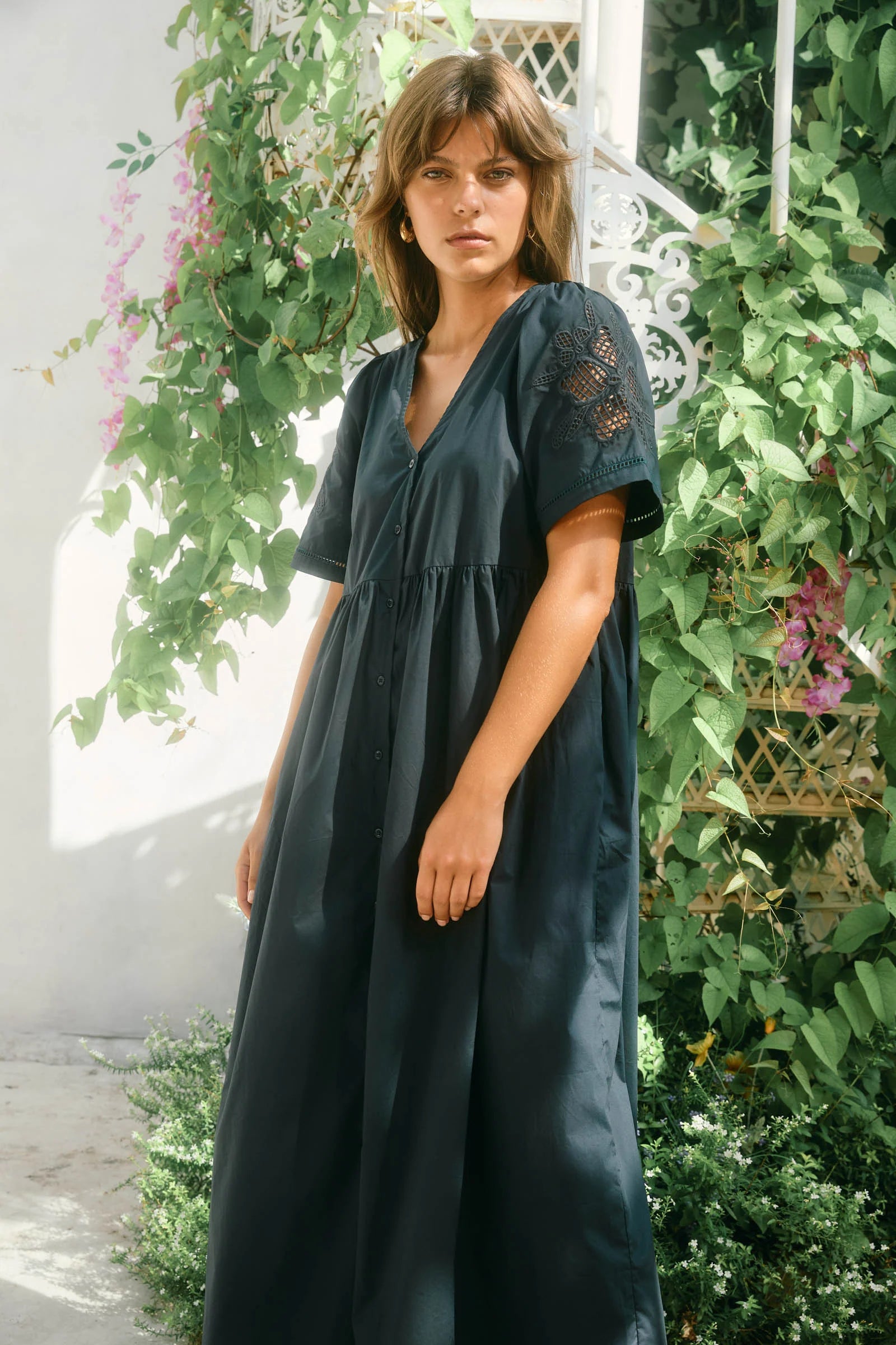 Nilsa Dress - Navy - ISLE OF MINE Dress NZ LUMA
