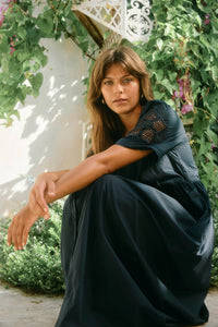 Nilsa Dress - Navy - ISLE OF MINE Dress NZ LUMA